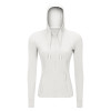 S2088 Women's Hooded Zip-Up Athletic Jacket - Slim Fit Yoga Running Sportswear | OEM & ODM Manufacturer for Activewear, Wholesale & Sourcing Agents