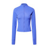 DAW006 Ribbed High-Stretch Yoga Jacket - Slim Fit Zip-Up Cropped Athletic Top | OEM, ODM, Wholesale Activewear for Brands | Perfect for Gym & Fitness Enthusiasts
