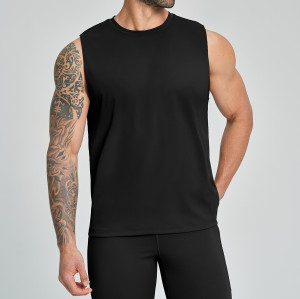 Cross-Border OEM/ODM Men's Casual Sleeveless Vest for Sports Fitness - Ideal for Tennis, Yoga, and Badminton | Model 5086 | Wholesale Solutions for Europe & America