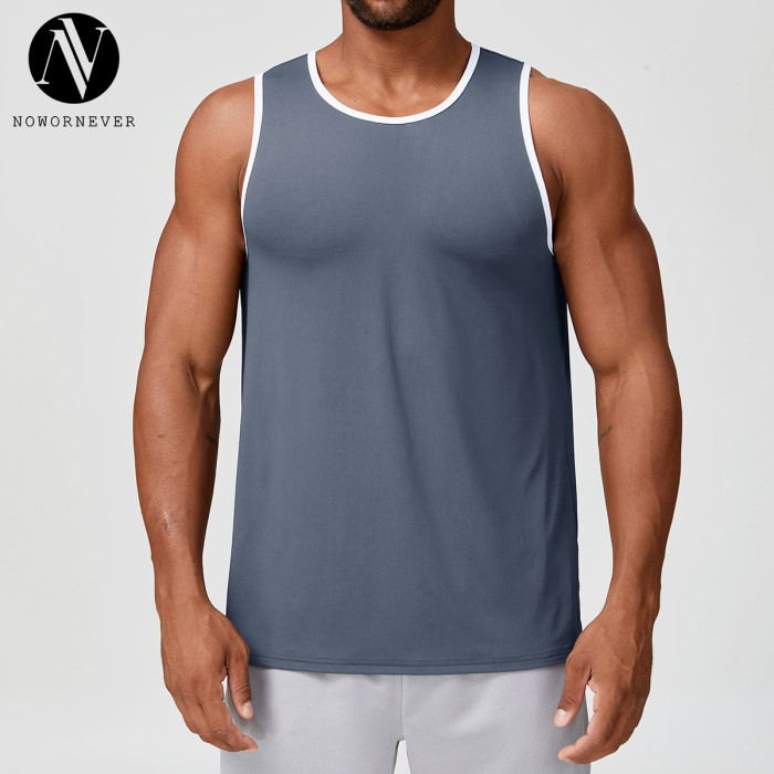 Bulk Purchase: Men's Quick-Dry Breathable Sports Fitness Vest - New Style Casual Sleeveless Top for Outdoor Running - OEM, ODM, and Sourcing Agents Welcome1179-1