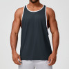 Wholesale Custom Sports Loose Tank Top for Men | OEM & ODM Fitness Round-Neck Running Apparel | Breathable Quick-Dry Training Wear | Activewear Supplier for European & American 1179-2Brands