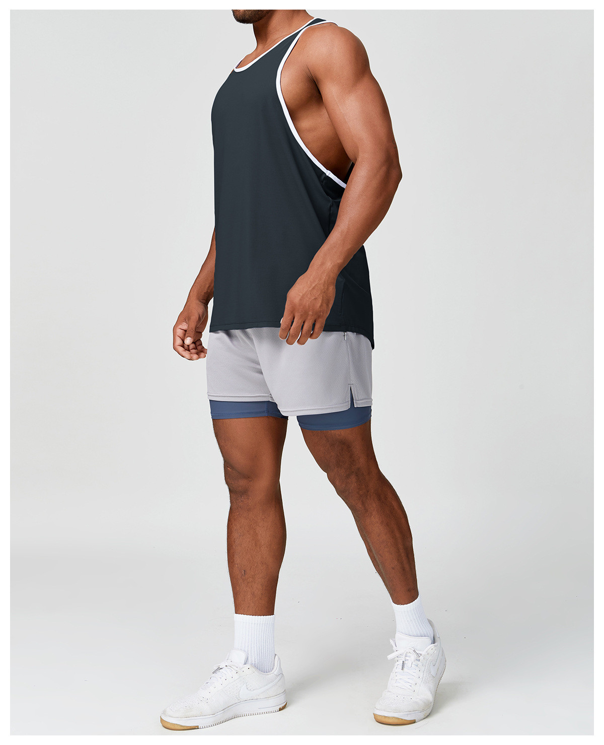 men's loose fit gym tops wholesale