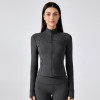 DAW177 Women's Cropped Zip-Up Yoga Jacket - Slim Fit Athletic Running Top | OEM & ODM Activewear Manufacturer for Wholesale, Sourcing Agents & Private Label Partners