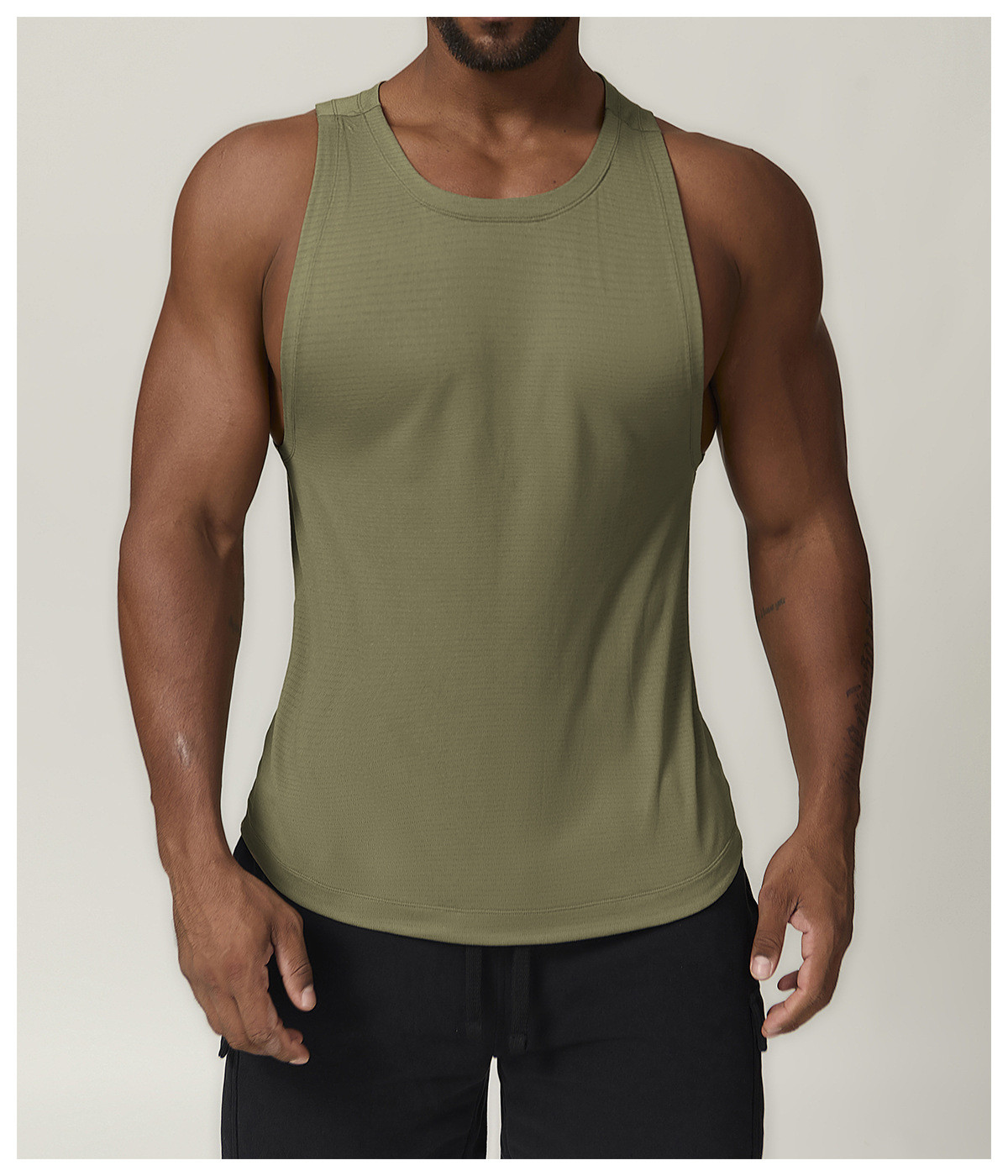 OEM men's muscle knit vest