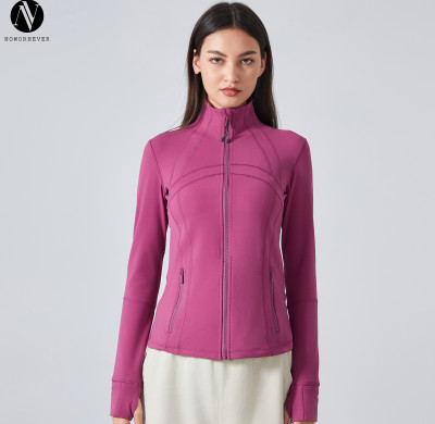 DAW178 Women's Light Fleece Lined Yoga Jacket - Slim Fit Thermal Running Top | OEM & ODM Activewear Manufacturer for Wholesale & Sourcing Agents