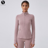 OEM & ODM Women's Slim Fit Zip-Up Yoga Jacket - Stand Collar Athletic Running Top for Wholesale & Sourcing Agents | Perfect Activewear for Fitness & Gym