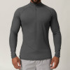 Men's Quick-Dry Long Sleeve Zipper Sports T-Shirt - OEM & ODM Options for Running, Fitness, and Casual Use | Trusted Wholesale Manufacturer1041
