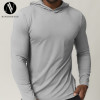 Diverse Sourcing Options for OEM & ODM Men’s Quick-Dry Hooded Long Sleeve T-Shirt - Stylish Cross-Border Casual Pullover for Running, Fitness & Outdoor in European & American Market
