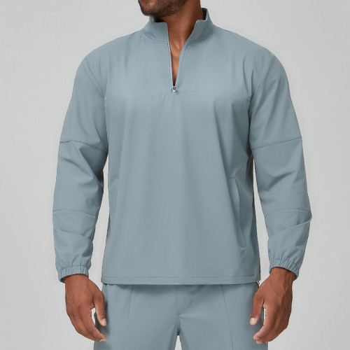 Customizable Men's Lightweight Stand Collar Jacket - Perfect for Hiking, Mountaineering & Urban Commuting - OEM/ODM Services for Wholesale and Sourcing Agents1138