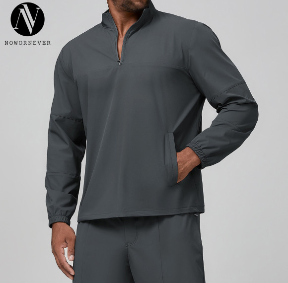 Customizable Men's Lightweight Stand Collar Jacket - Perfect for Hiking, Mountaineering & Urban Commuting - OEM/ODM Services for Wholesale and Sourcing Agents1138