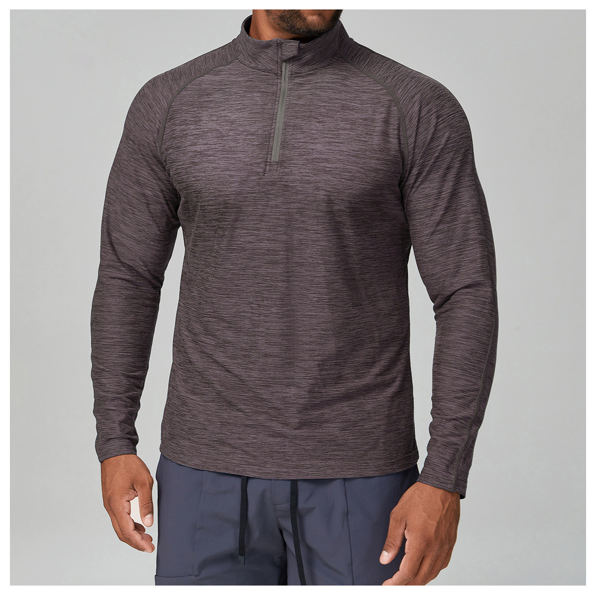 Men's Slim-Fit Long Sleeve Fitness Wear