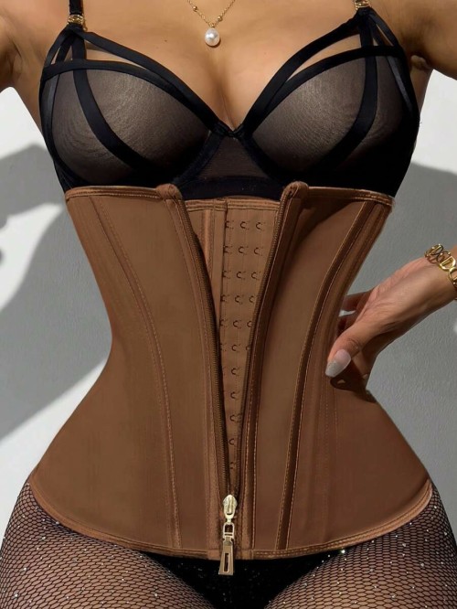 2105 Women's Latex Waist Trainer Corset with Hooks - OEM, ODM Available | Breathable Mesh & Silicone Options for Enhanced Comfort | Wholesale and Sourcing Agents Welcome