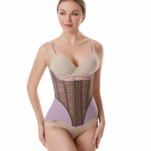OEM & ODM 3345 Latex Full Body Shaper with Waist Trainer | 24cm High Compression Corset for Activewear Brands | Wholesale Sourcing Agents for Fashion Clothing