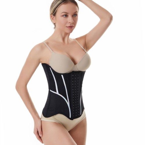 OEM & ODM 3345 Latex Full Body Shaper with Waist Trainer | 24cm High Compression Corset for Activewear Brands | Wholesale Sourcing Agents for Fashion Clothing