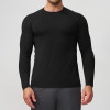 Premium Quality Men's Seamless Long Sleeve T-Shirt for Sports & Fitness - Quick-Dry Breathable, Two-Tone Base Layer 7752 - Ideal for OEM, ODM, and Wholesale Clients