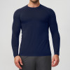 Premium Quality Men's Seamless Long Sleeve T-Shirt for Sports & Fitness - Quick-Dry Breathable, Two-Tone Base Layer 7752 - Ideal for OEM, ODM, and Wholesale Clients