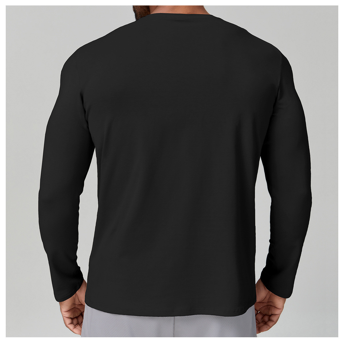 men's sports casual long sleeve t-shirt