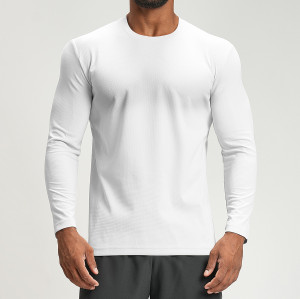 Cross-Border European Size Skin-Friendly Round Neck Quick-Dry Sports Casual Outdoor Hiking Mountaineering Yoga Fitness Home Long Sleeve 4159
