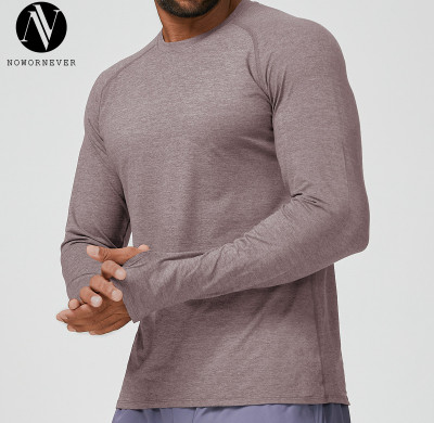 Men's Yoga Long Sleeve Training Top 1188 - American Style Two-Tone Skin-Friendly Quick-Dry Sports Casual Wear - OEM, ODM & Wholesale Opportunities for Clients