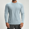 Bulk Men's Quick-Dry Sports Fitness T-Shirt - Breathable Long Sleeve, Skin-Friendly Design for Outdoor Hiking & Home | OEM, ODM, Contract Manufacturing Available!1152