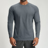 Bulk Men's Quick-Dry Sports Fitness T-Shirt - Breathable Long Sleeve, Skin-Friendly Design for Outdoor Hiking & Home | OEM, ODM, Contract Manufacturing Available!1152