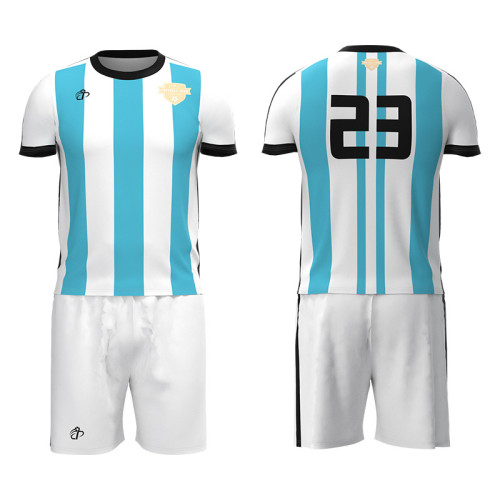 SO-1064 Custom Soccer Jersey Set for Adults - Quick Dry Football Uniform with Heat Transfer Printing | OEM, ODM, Wholesale & Sourcing Agents for Activewear & Sportswear Manufacturers