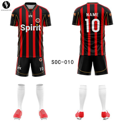 SOC-001 Custom Full Print Soccer Jersey Set - OEM & ODM Team Uniform for Men & Kids, Personalized Football Kit, Wholesale Options Available, Perfect for Sporting Events and Team Branding