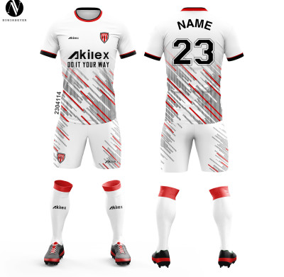 AKILEX Custom Soccer Jersey Set for Men & Kids - Premium Training & Match Football Uniforms with Customizable Colors & Sizes | OEM & ODM Services Available for Wholesale & Sourcing Agents