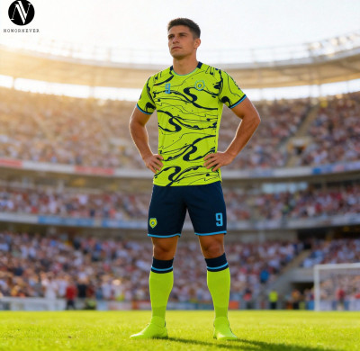 LQF041 Custom Soccer Jersey Set for College & Club Teams - High-Quality Michelin Fabric | OEM & ODM Football Uniforms for Bulk Orders | Perfect for Team Sports & Athletic Wear