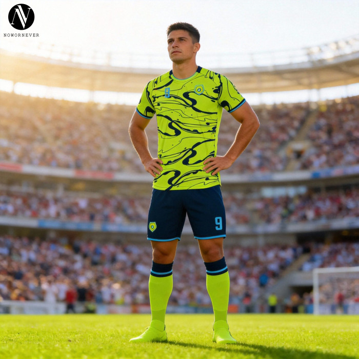 LQF041 Custom Soccer Jersey Set for College & Club Teams - High-Quality Michelin Fabric | OEM & ODM Football Uniforms for Bulk Orders | Perfect for Team Sports & Athletic Wear