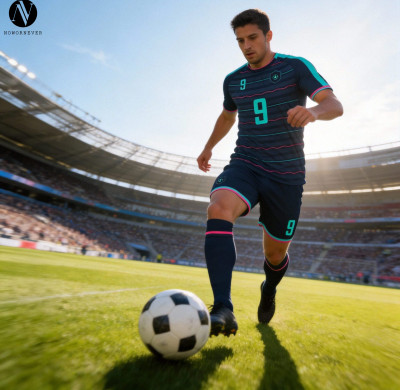 LQF042 Custom Youth Soccer Jersey Set - OEM & ODM Available, High-Quality Player Version Football Uniform with Logo & Text Printing for Wholesale and Sourcing Agents