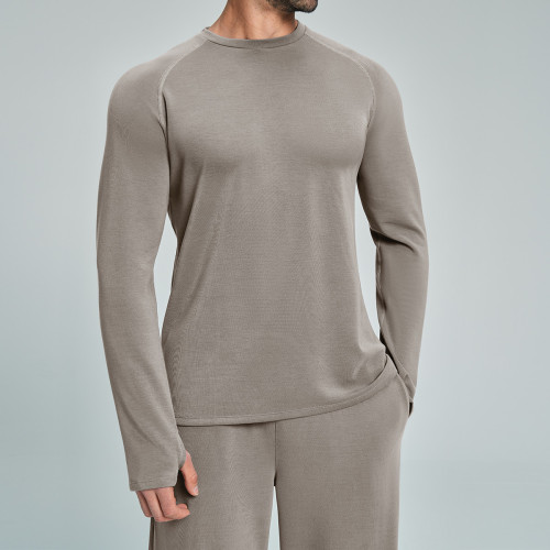 Cross-Border Men's Long Sleeve 5090 - OEM/ODM Sports Fashion for Outdoor Casual Jogging & Hiking - Skin-Friendly, Moisture-Wicking, and Breathable | Wholesale Solutions