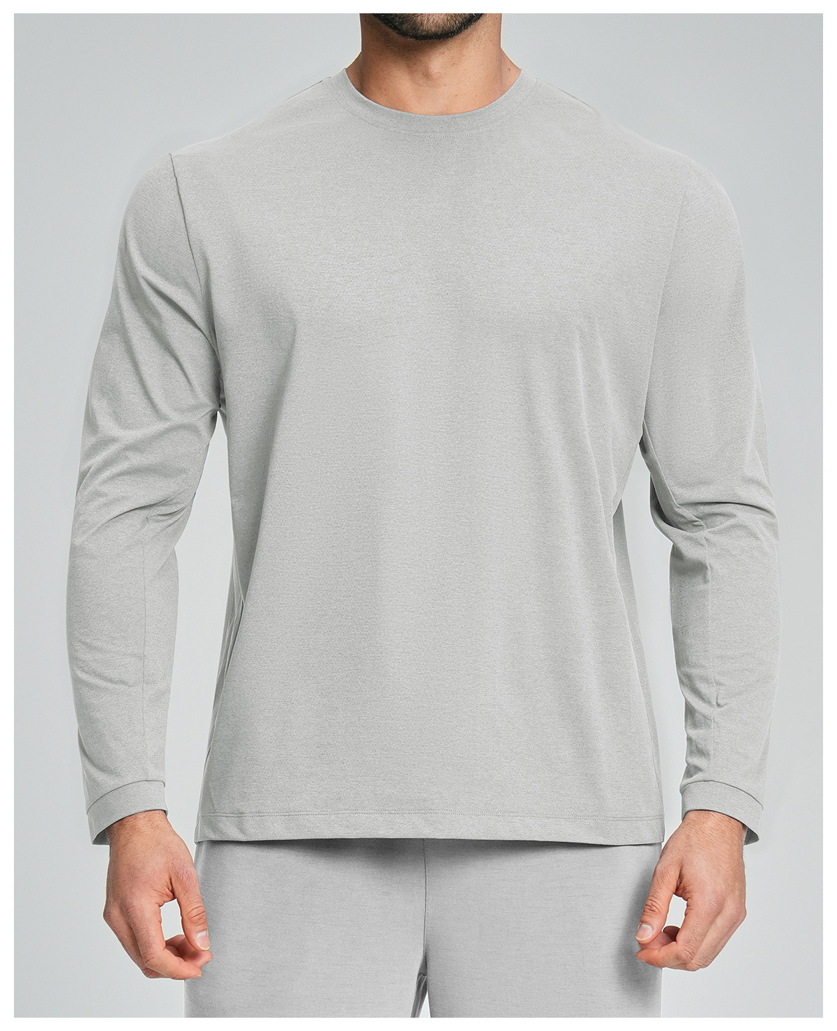 long sleeve jogging shirt