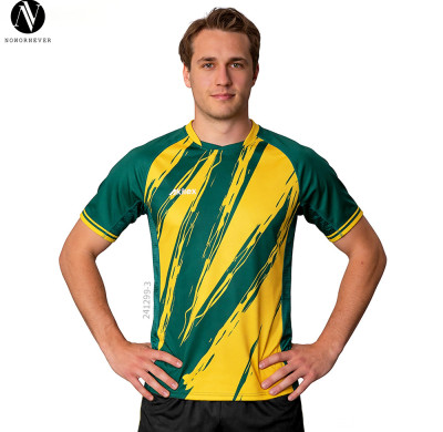 Custom American & British Style Rugby Jersey Set - OEM, ODM, Wholesale | Sublimation Printed Breathable Moisture-Wicking Training Uniforms for Activewear Brands