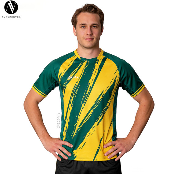 Custom American & British Style Rugby Jersey Set - OEM, ODM, Wholesale | Sublimation Printed Breathable Moisture-Wicking Training Uniforms for Activewear Brands
