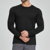Sourcing Agents Welcome: Men's Lyocell Merino Wool Blend Breathable Long Sleeve for Outdoor Sports & Fitness - OEM & ODM Options 3539
