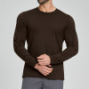 Sourcing Agents Welcome: Men's Lyocell Merino Wool Blend Breathable Long Sleeve for Outdoor Sports & Fitness - OEM & ODM Options 3539