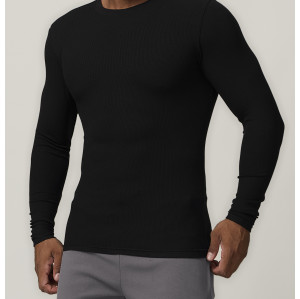 Men's Long Sleeve Compression Sports T-Shirt for Autumn/Winter - Moisture-Wicking & Breathable Fitness Wear - Perfect for Outdoor Training - OEM/ODM & Wholesale Solutions1029.