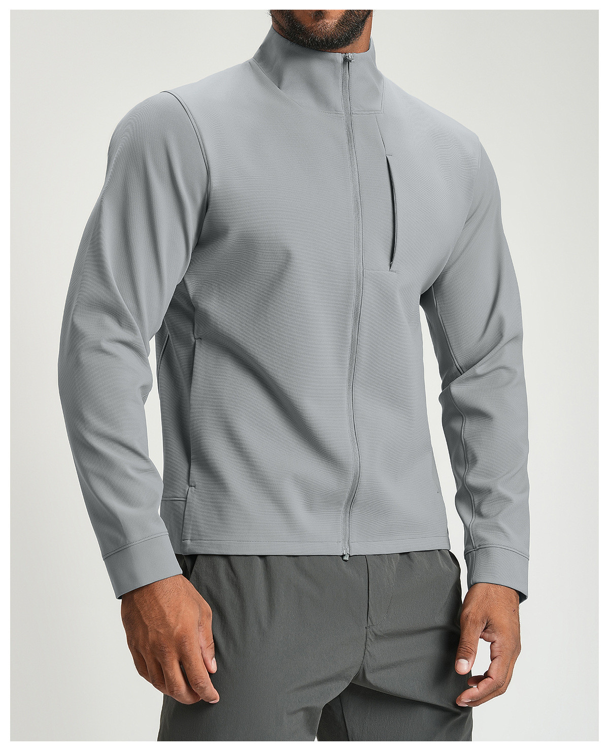 versatile stand collar jacket