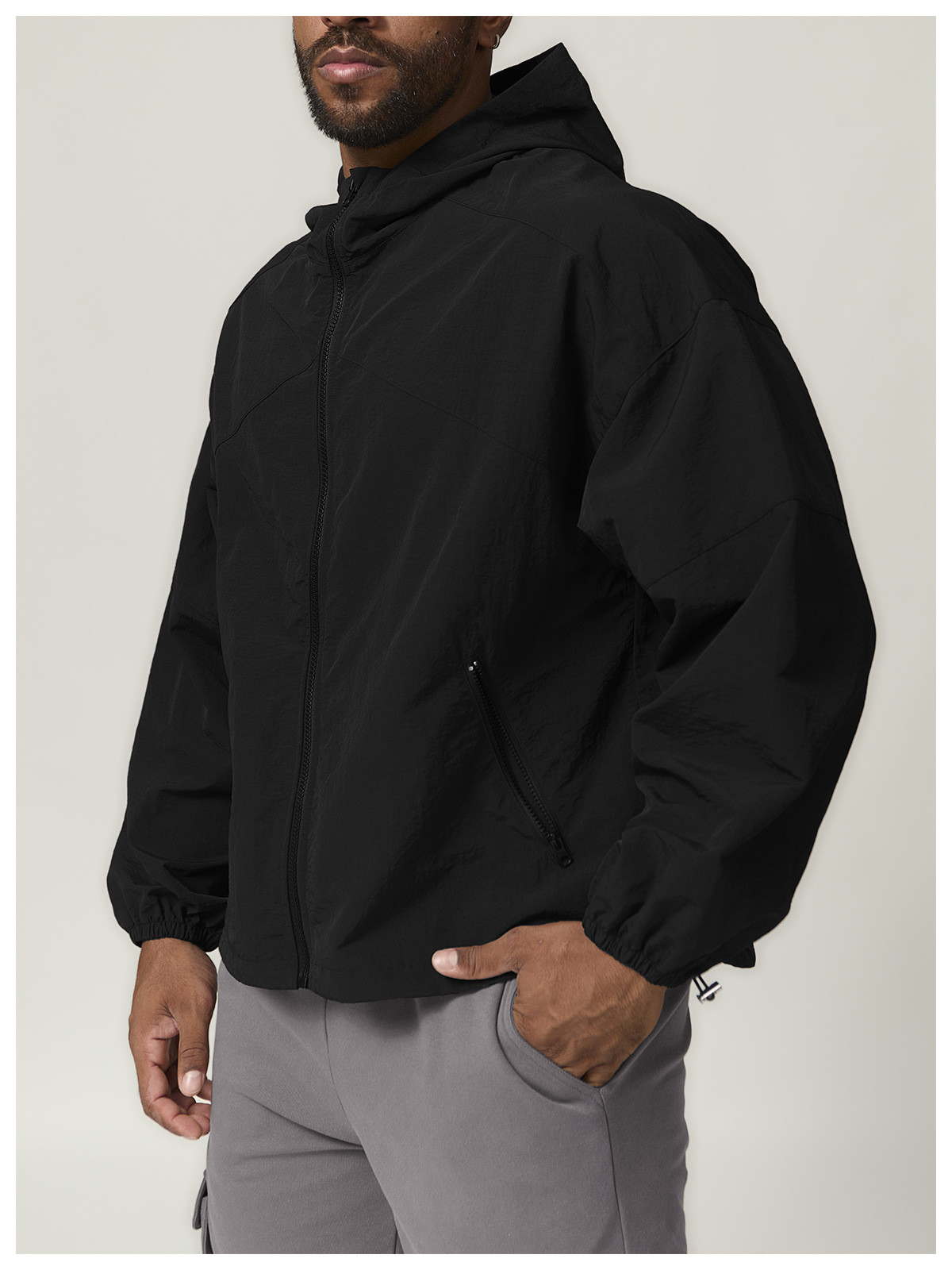 water-resistant hiking jacket