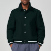 Wholesale Custom Cross-Border Men's Baseball Jacket – Spring Style with Thickened Fabric | Retro Lapel Jacket in Solid Colors | Ideal for OEM, ODM, and Sourcing Needs1125
