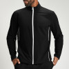 High-Quality Cross-Border Men's Quick-Dry Eco-Friendly Color-Block Sports Fitness Jacket 1158 - OEM & ODM Solutions for Bulk Orders and Sourcing Agents