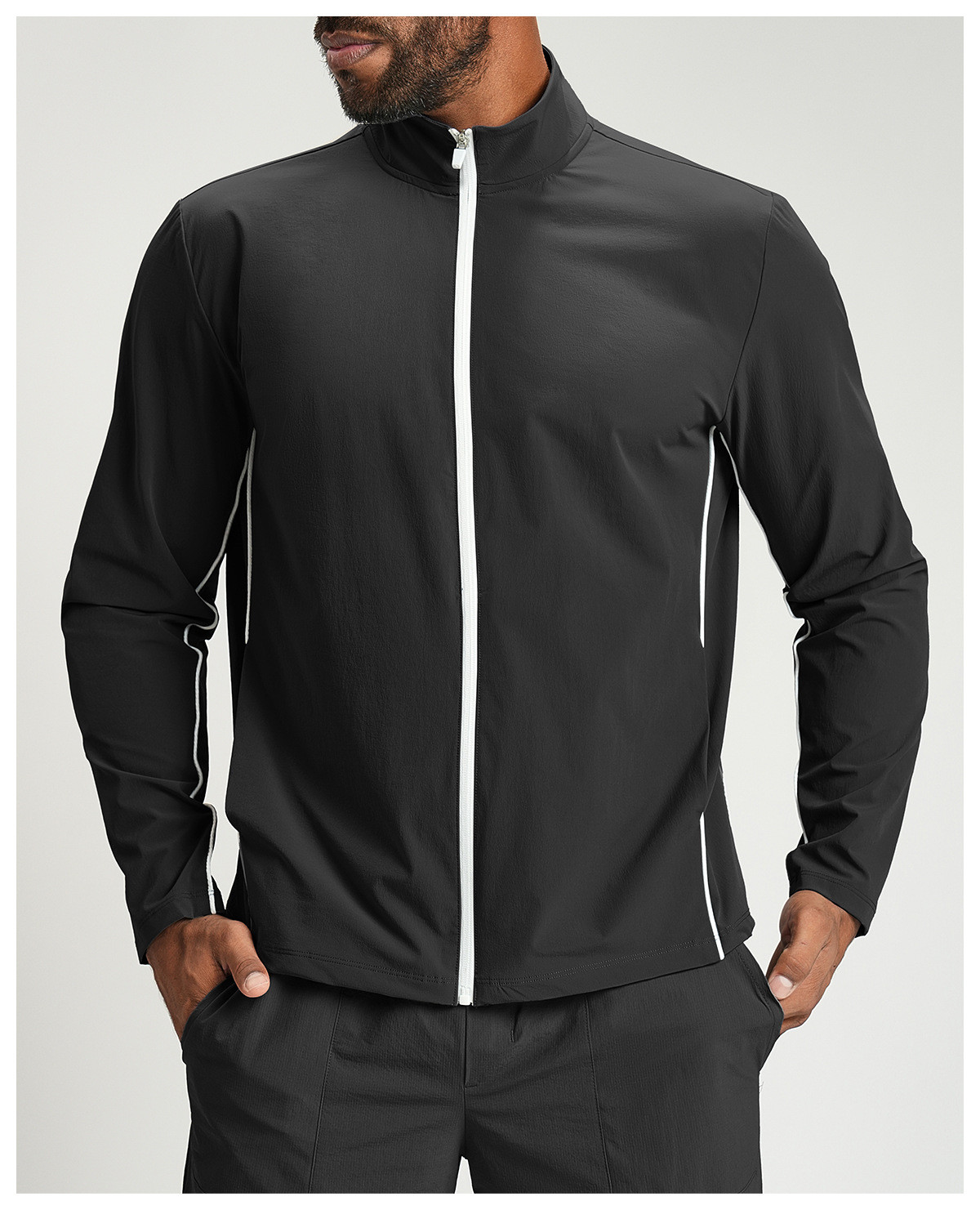 eco-friendly fitness jackets for men