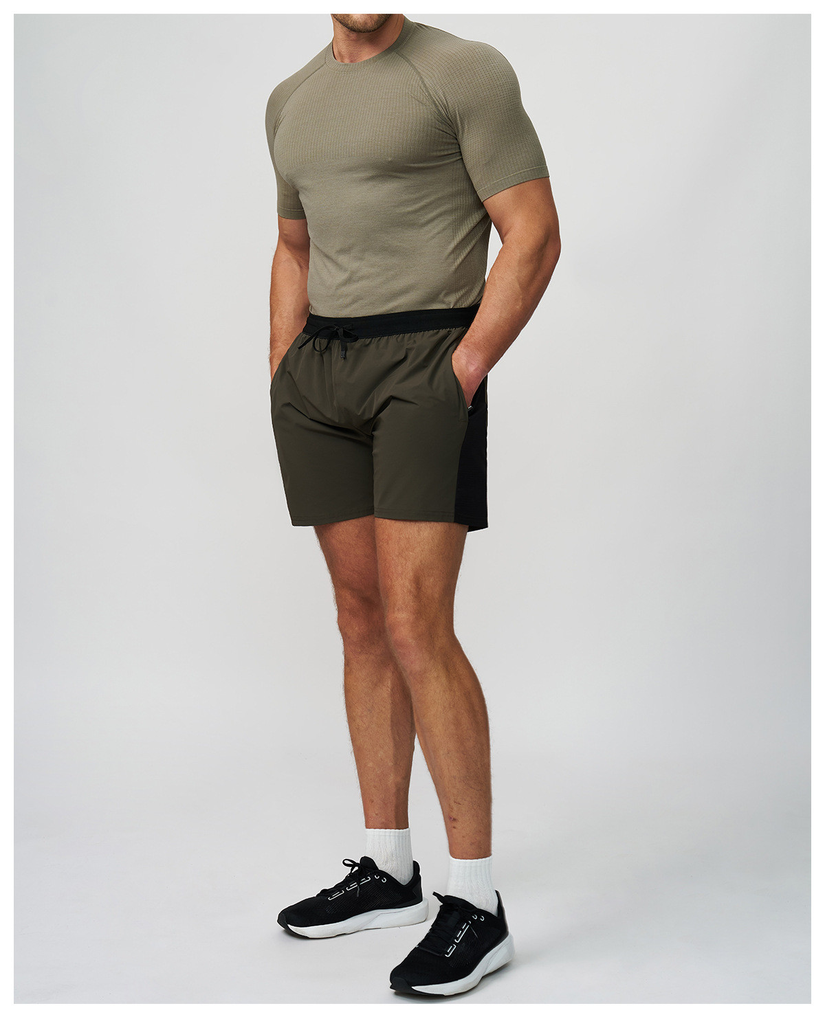 wholesale seamless men's fitness t-shirt