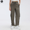 D25001 Women's Outdoor Running Cargo Pants - Lightweight Quick Dry Wide Leg Multi-Pocket Workout Trousers, OEM & ODM Services for Global Brands, Sourcing Agents Welcome, Perfect for Wholesale & Contract Manufacturing
