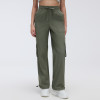 D25001 Women's Outdoor Running Cargo Pants - Lightweight Quick Dry Wide Leg Multi-Pocket Workout Trousers, OEM & ODM Services for Global Brands, Sourcing Agents Welcome, Perfect for Wholesale & Contract Manufacturing
