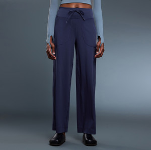 DL336 Women's Evrlue Zero-Feel Wide Leg Yoga Pants - High Elastic Multi-Pocket Casual Fitness Trousers | OEM & ODM Activewear Manufacturer for Wholesale & Sourcing Agents
