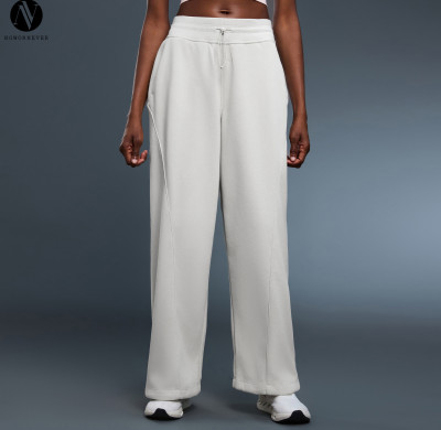 OEM & ODM Women's Winter Fleece Lined Sweatpants - Warm Windproof Loose Straight Leg Joggers for Casual & Sports | Perfect for Wholesale & Sourcing Agents