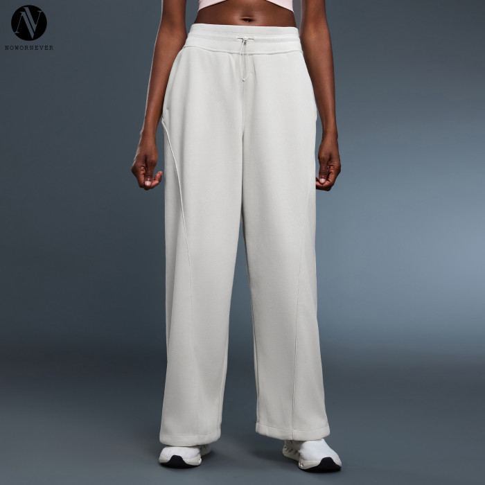 OEM & ODM Women's Winter Fleece Lined Sweatpants - Warm Windproof Loose Straight Leg Joggers for Casual & Sports | Perfect for Wholesale & Sourcing Agents