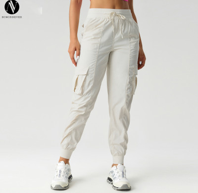 OEM Women's Lightweight Quick Dry Jogger Pants | ODM Breathable Loose Mid-Rise Cargo Trousers for Outdoor & Fitness | Bulk Wholesale Activewear Sourcing Agents